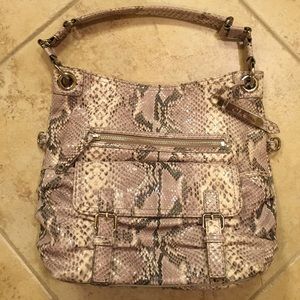 Beautiful, Cole Haan faux snakeskin bag!