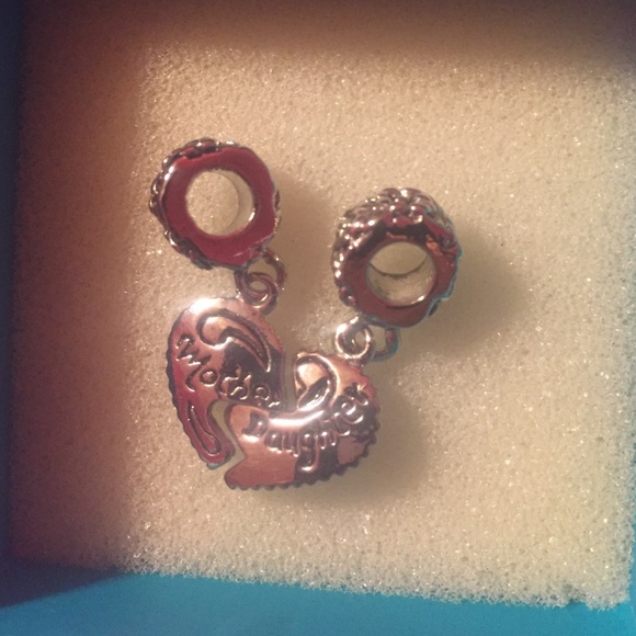 mother daughter bracelet charms