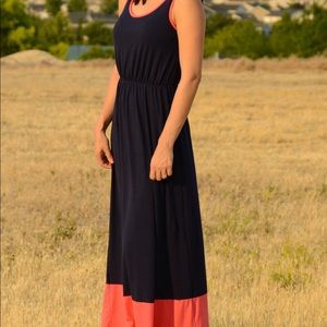 Navy blue maxi