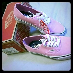Pink vans shoes