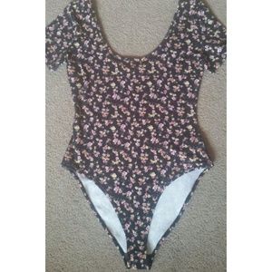 Floral Forever 21 body suit