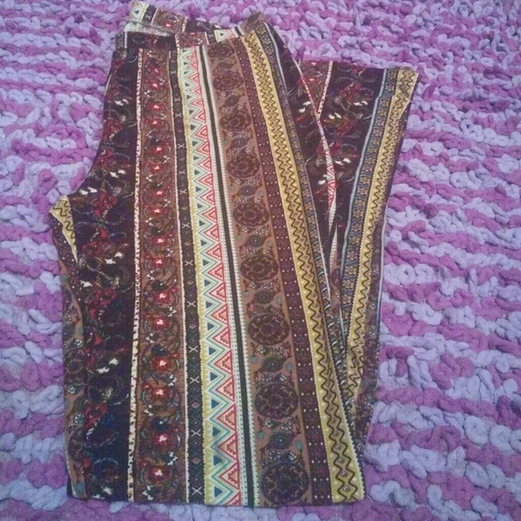Patterned boho pants!