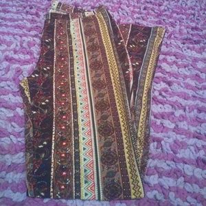 Patterned boho pants!