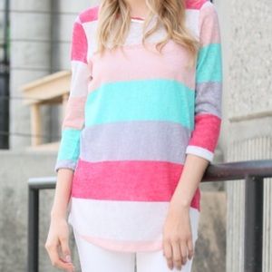 Color block top