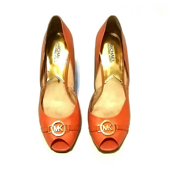 MICHAEL KORS Orange Wedges