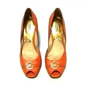 MICHAEL KORS Orange Wedges