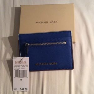 Michael Kors jet set flat travel card holder