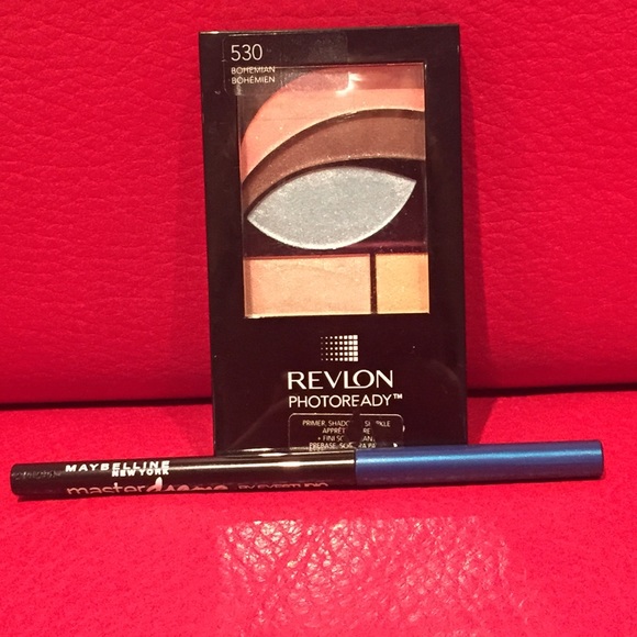 😍 Revlon eye shadow and Maybelline eye liner set