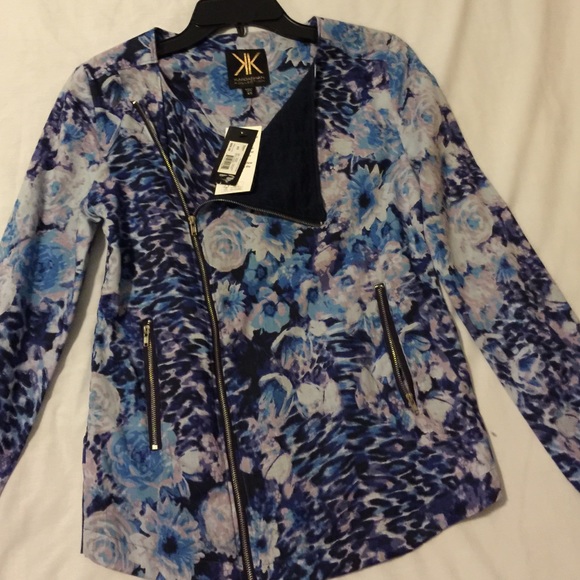 Kardashian Kollection Zip Up Shirt