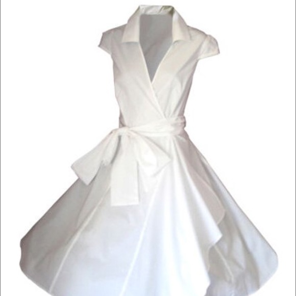 Tory Burch Dresses & Skirts - White Pin Up Girl Dress