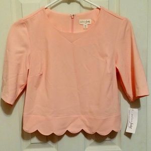 NWT "Maison Jules" Dusty Melon Top from Macy's