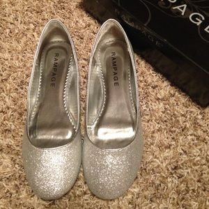 New! Rampage Glitter Flats!