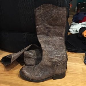 Knee High Genuine Leather Steve Madden Boots