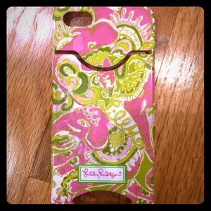 Lily Pulitzer iPhone 5 wallet phone case