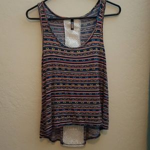 Tribal print tank top