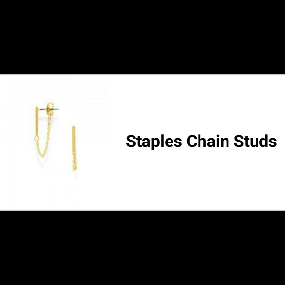 BaubleBar Staples Chain Studs