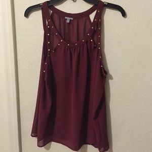 Sheer dress up tank