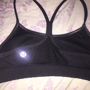 Lululemon black sports bra