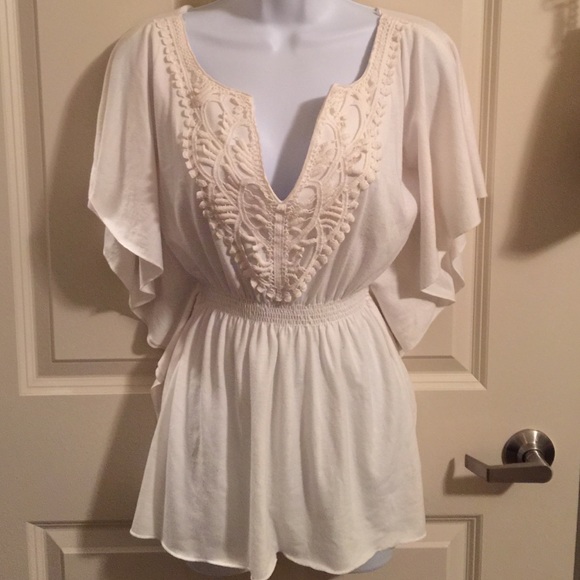 Takara peasant blouse