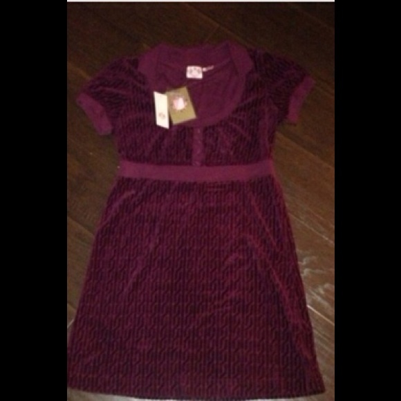 Juicy Couture Dress Maroon/Burgundy