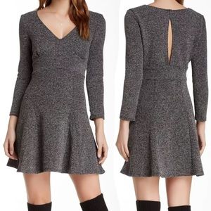 🎉HP🎉 FreePeople black tweed ❤️ stop dress