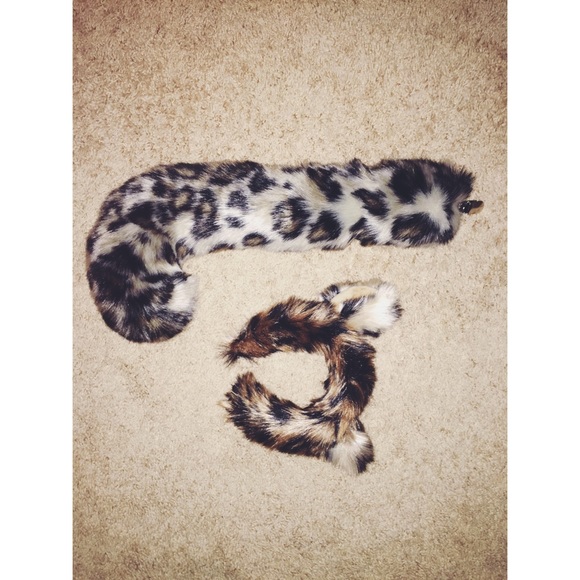Snow Leopard Ears and Tail