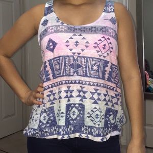 Multicolor tribal tank!