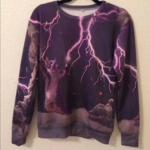 Lightning cat sweater