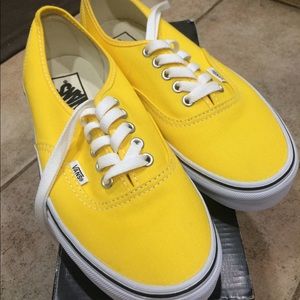 authentic Yellow Vans