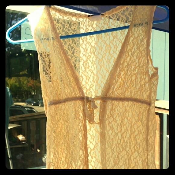 Off-white lace top