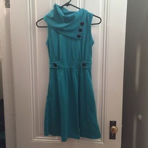 Coach Tour Dress in Teal