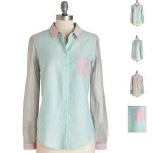 Pastel collared shirt