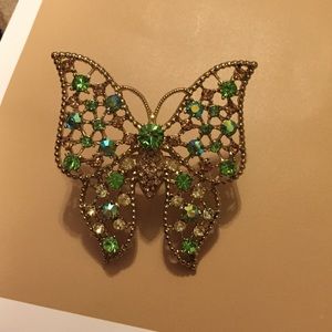 Beautiful blinged out butterfly ring