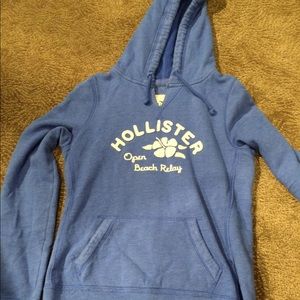 Blue Hollister Hoodie
