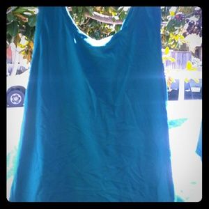 Green exercise tank top