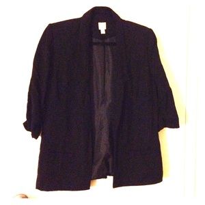 Black "LC" Blazer