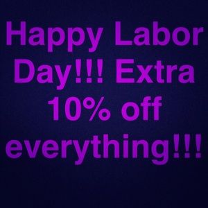 Labor Day sale!!!