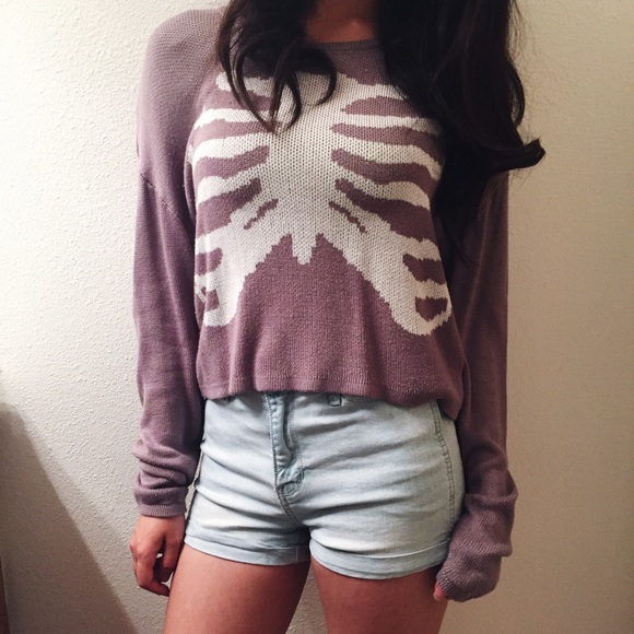 LA Hearts Rib Cage Sweater
