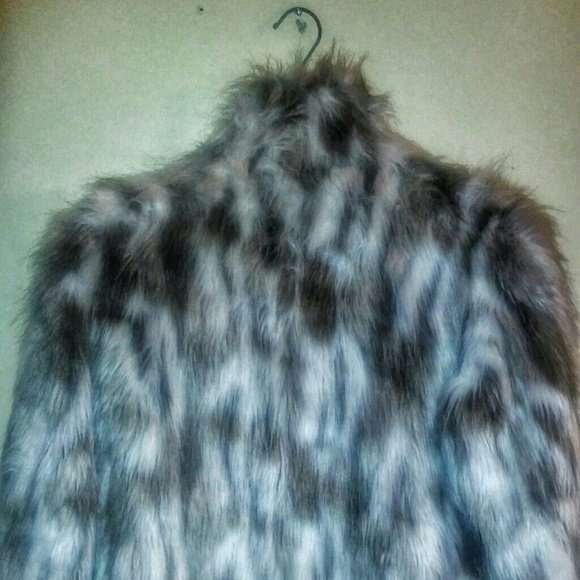Faux fur jacket