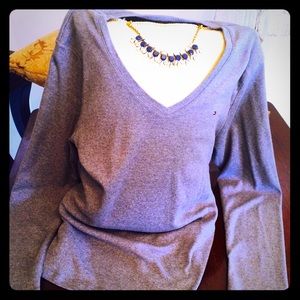 Tommy Hilfiger grey  long sleeved shirt