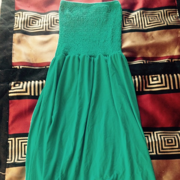 Aqua hi low dress