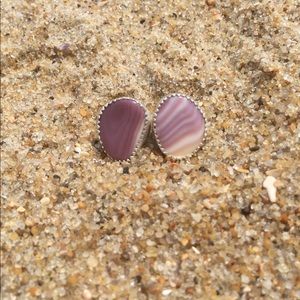 Purple shell studs