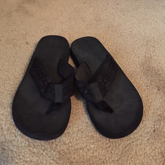 Black Reef flip flops