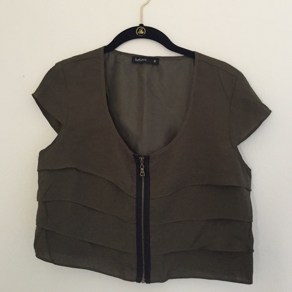 Believe Crop Top