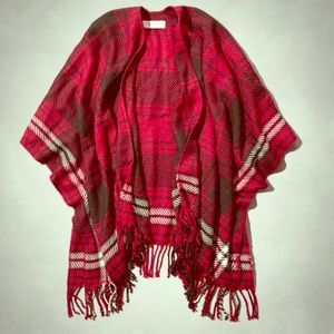 Abercrombie Plaid Shawl