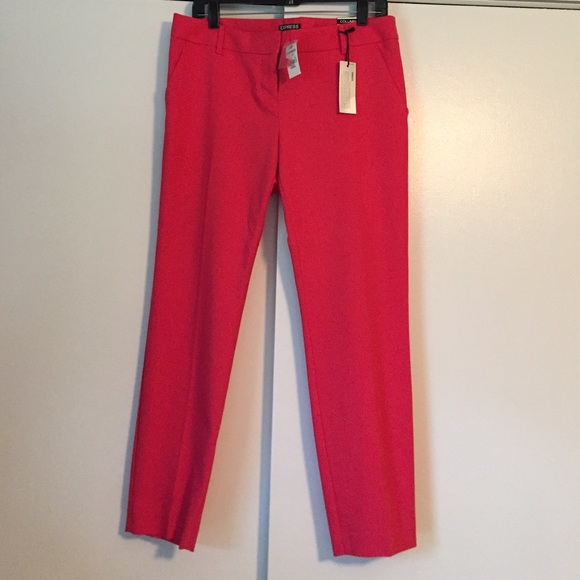 Express coral capris
