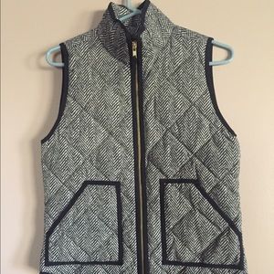 J. Crew Herringbone Vest