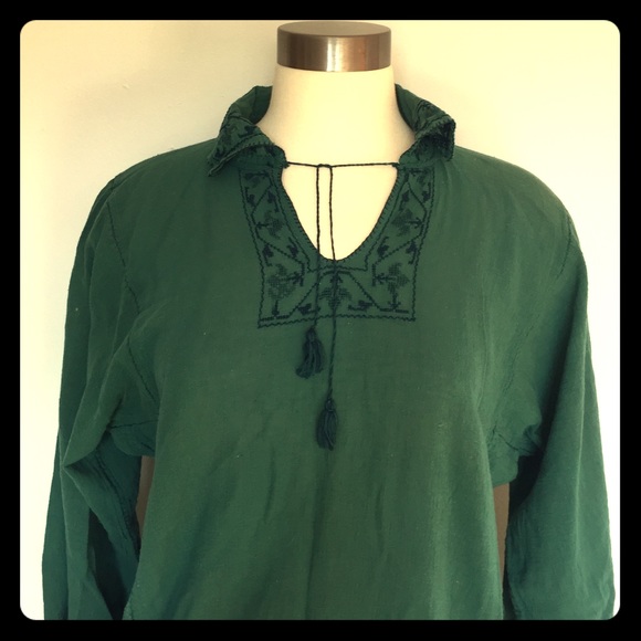 Vintage Embroidered Border Tunic