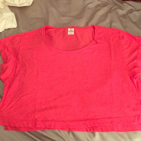PINK crop top.