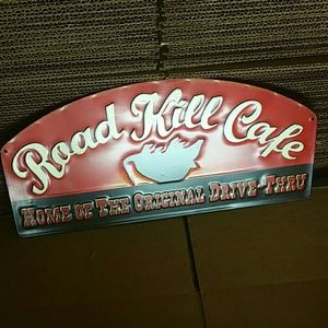 Vintage style metal mancave collectible sign